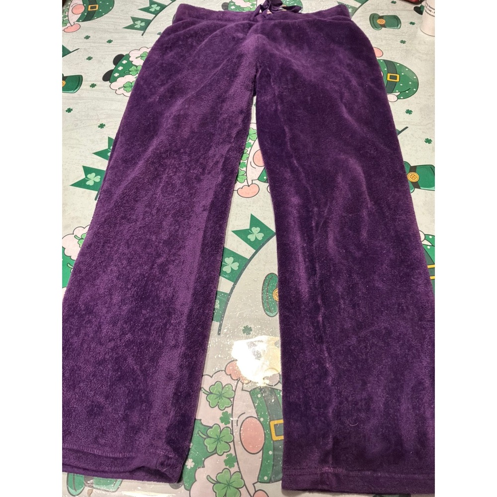 Secret Treasures Womens Purple Fleece Pajama Pants Sleepwear SZ46710RP Small 4-6